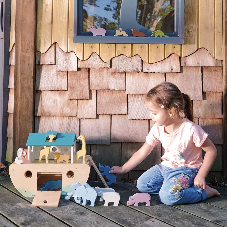 Noah's Wooden Ark by Tender Leaf Toys