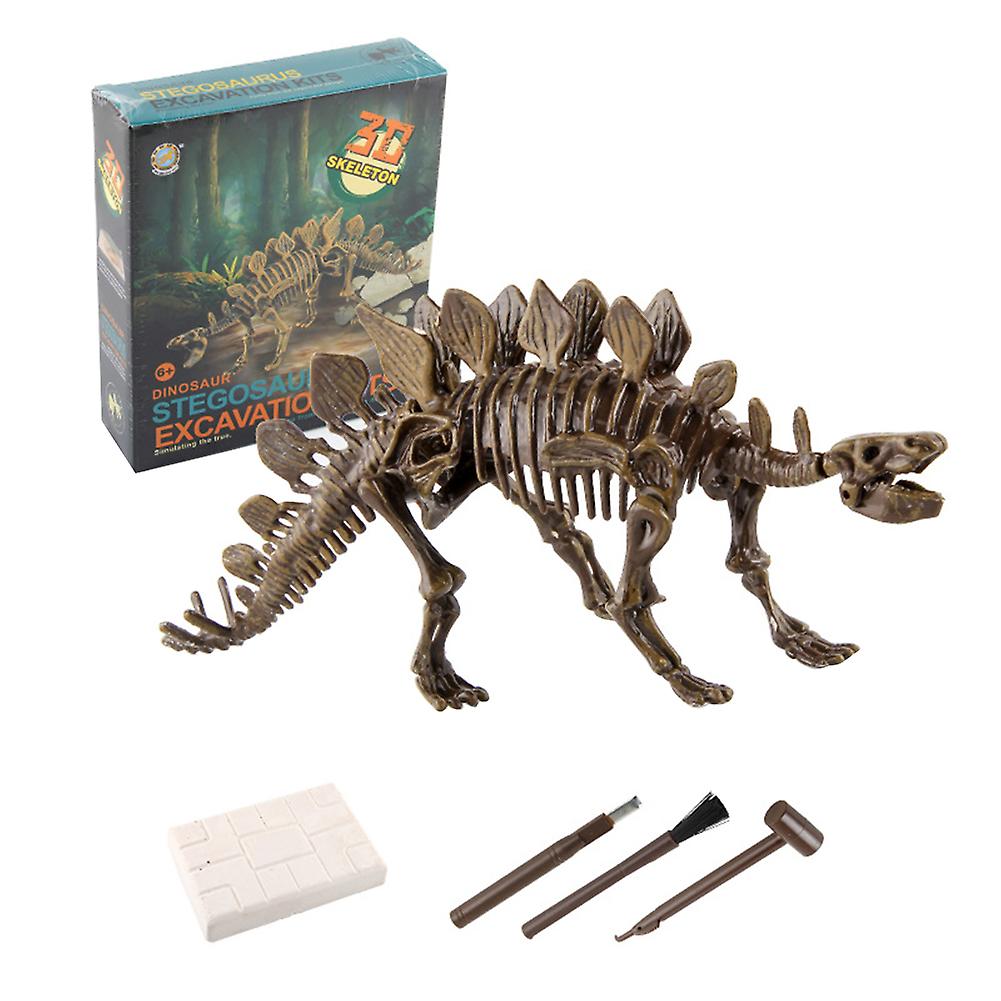 Dinosaur Skeleton Assembled Toy Children Diy Assembled Simulation Dinosaur Model Toy Collection Gift Type E