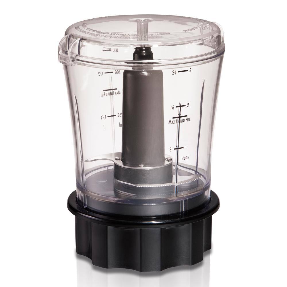 Hamilton Beach MultiBlend 48 oz. 4-Speed Black Blender and Chopper 58159