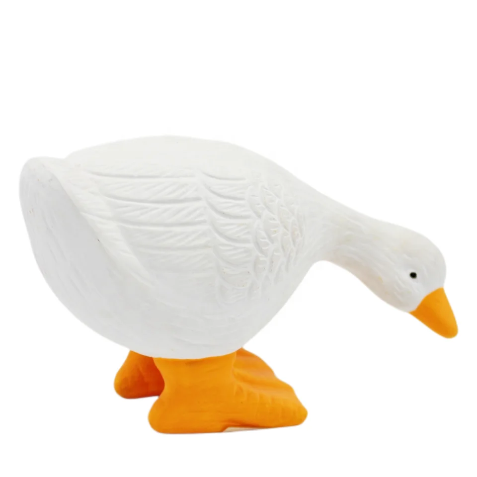 Factory custom wholesales garden animal goose duck ceramic garden ornament animal decoration