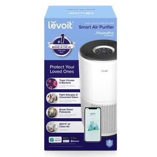 LEVOIT White PlasmaPro 400S Smart True HEPA Air Purifier 403 sq.ft. HEAPAPLVSUS0076