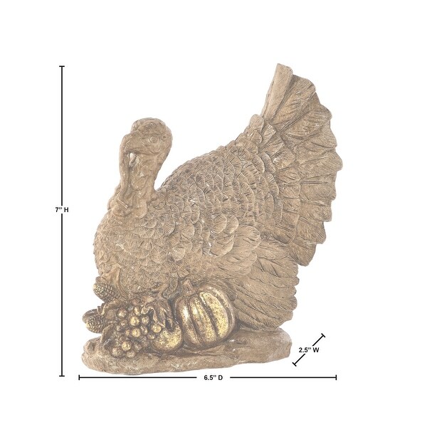 7 Resin Turkey Table Piece