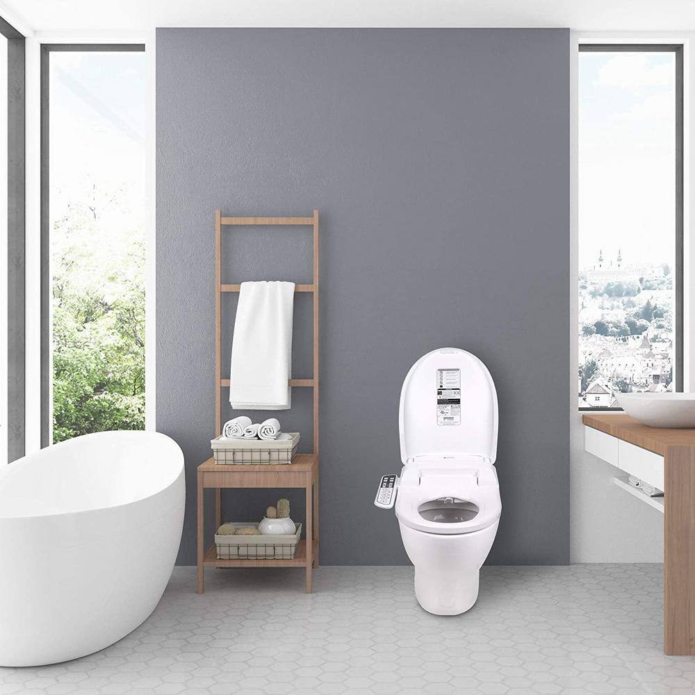 Lotus Smart Hygiene Seat ATS-500 Smart Electric Bidet Seat for Both Round and Elongated Toilet in White ATS-500