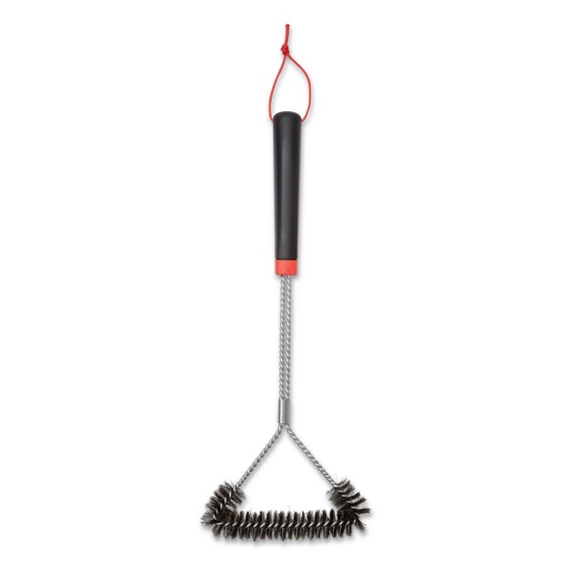 Three sided Grill Brush Black