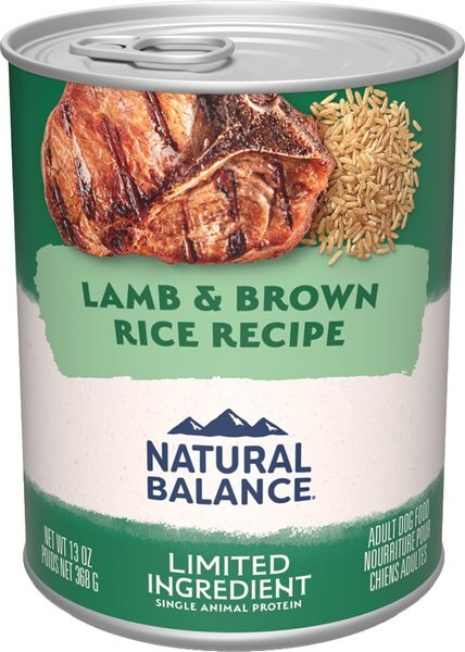 Natural Balance Limited Ingredient Lamb and Brown Rice Recipe Wet Dog Food