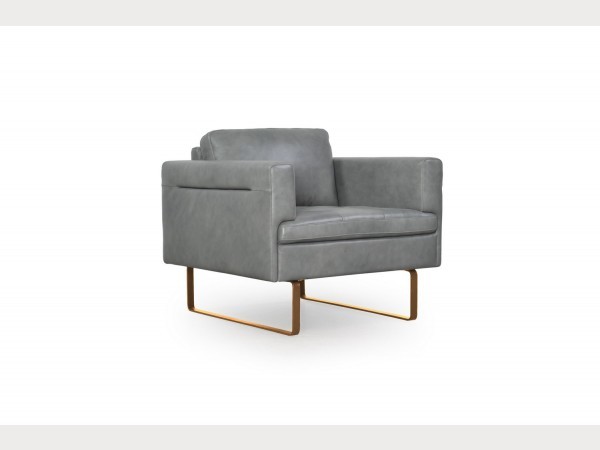 Frensen Contemporary full leather chair   Contemporary   Armchairs And Accent Chairs   by Moroni  Houzz