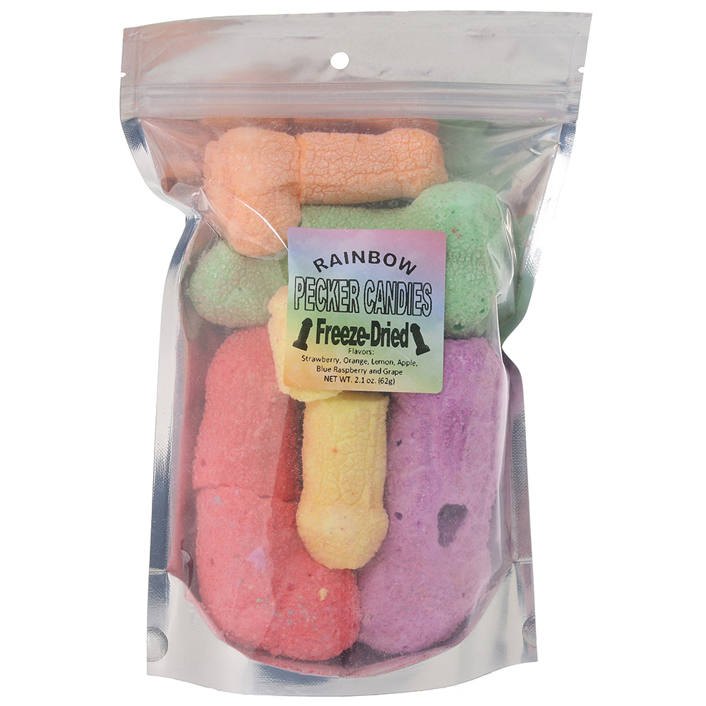 Freeze Dried Rainbow Pecker Candies