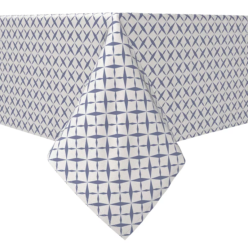 Rectangular Tablecloth， 100% Cotton， 60x120， Criss Cross Pattern