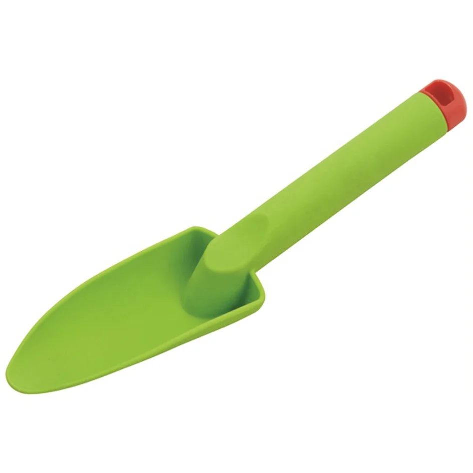 Portable Small Green Garden Shovel Hand Trowel Transplanter Digging Tool for Children Kids