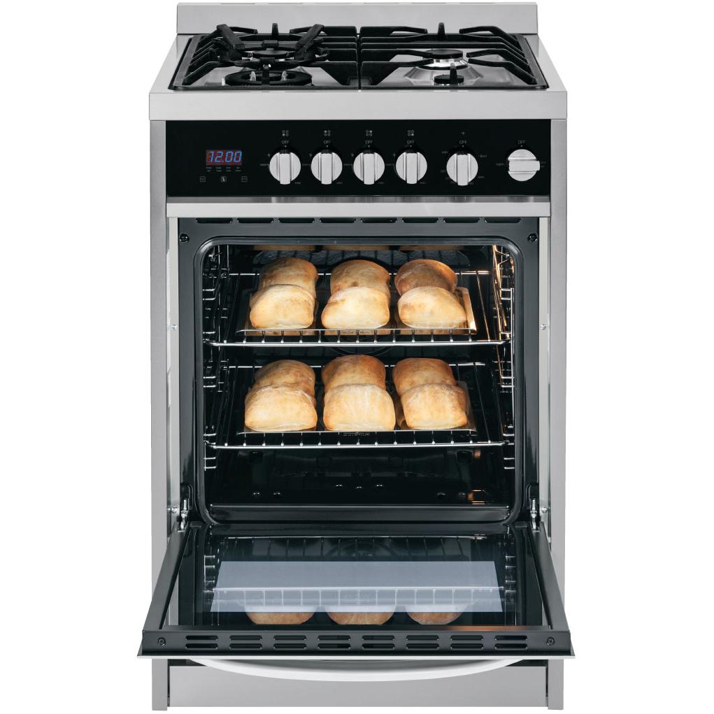 Haier 24-inch Freestanding Dual-Fuel Range HCR2250ACS