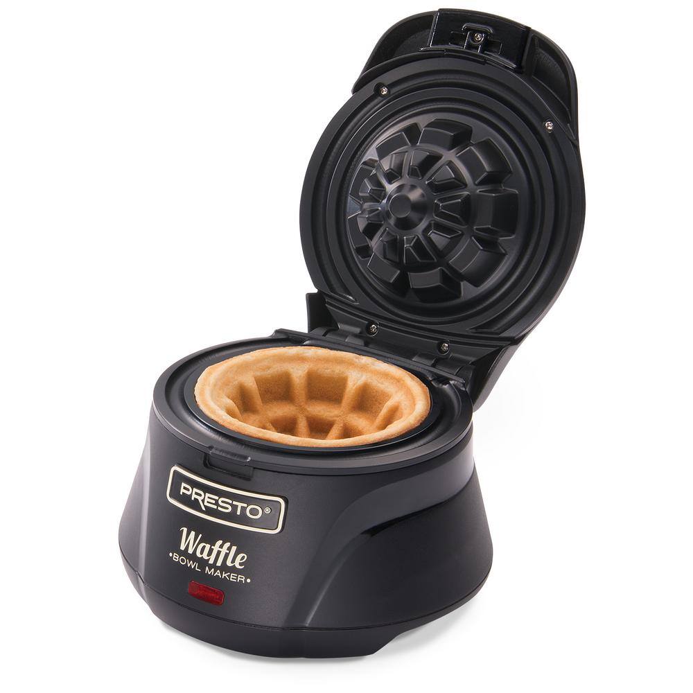 Presto Single Waffle Black Belgian Waffle Cone Maker 03500