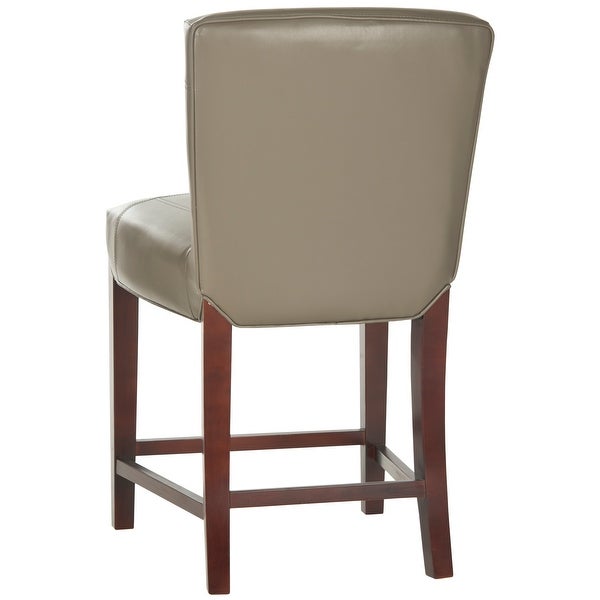 SAFAVIEH 24-inch Ken Clay Bicast Leather Counter Stool - 20.7