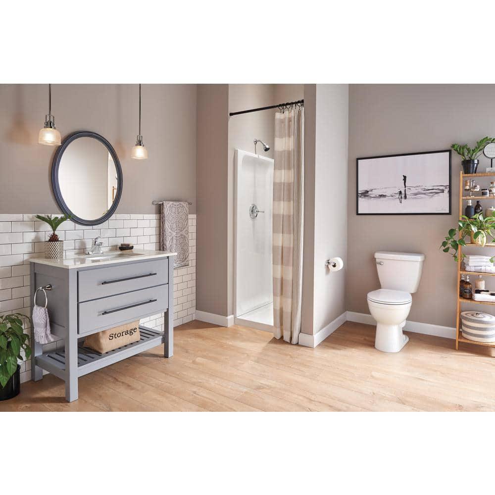 Delta Foundations 2piece 128 GPF Single Flush Round Front Toilet in White Seat Included