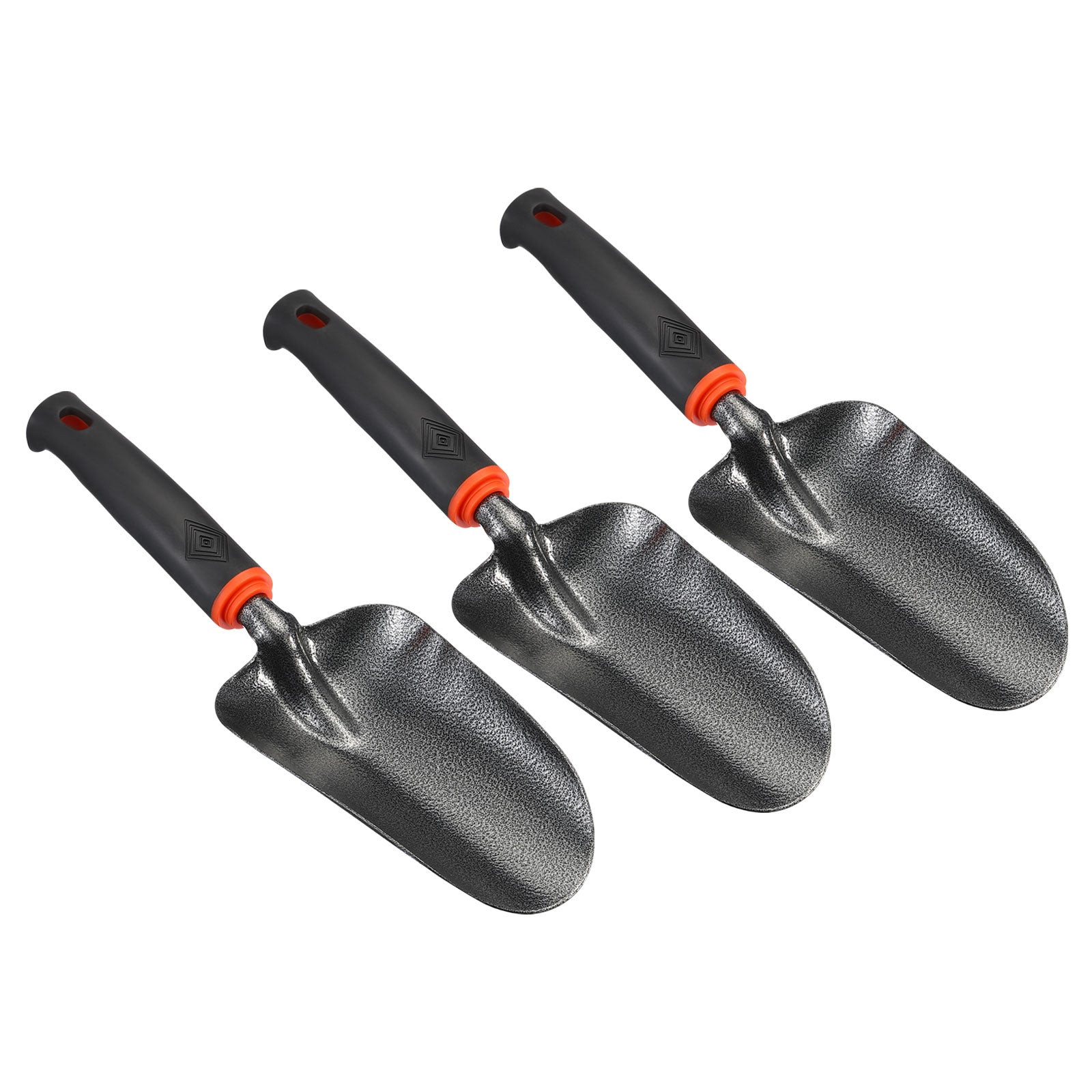 Uxcell 6.7x3.7" Garden Trowel Gardening Hand Shovel Garden Hand Tools Flower Beds Transplant Tools 3 Pack