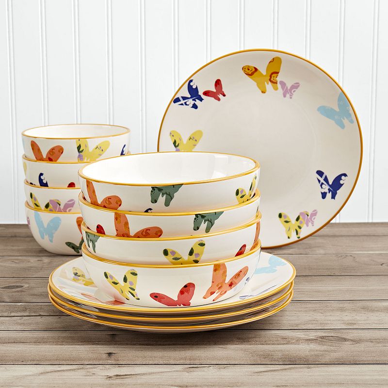 Dolly Parton 12-pc. Mariposa Dinnerware Set