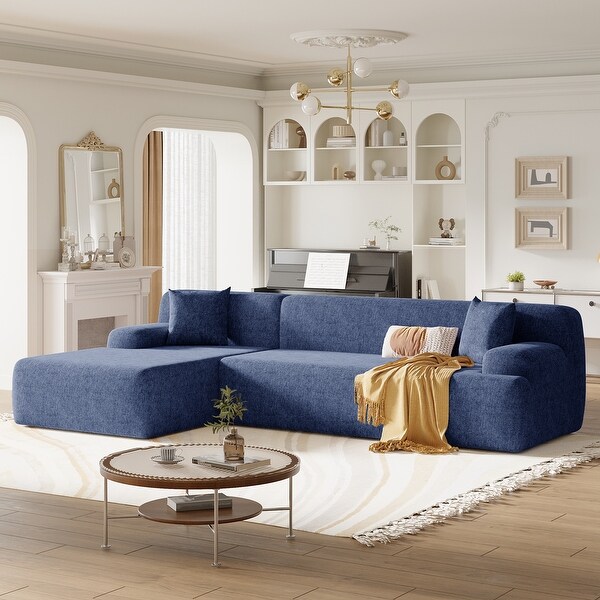 Modern Large LShape Modular Sectional Sofa for Living Room