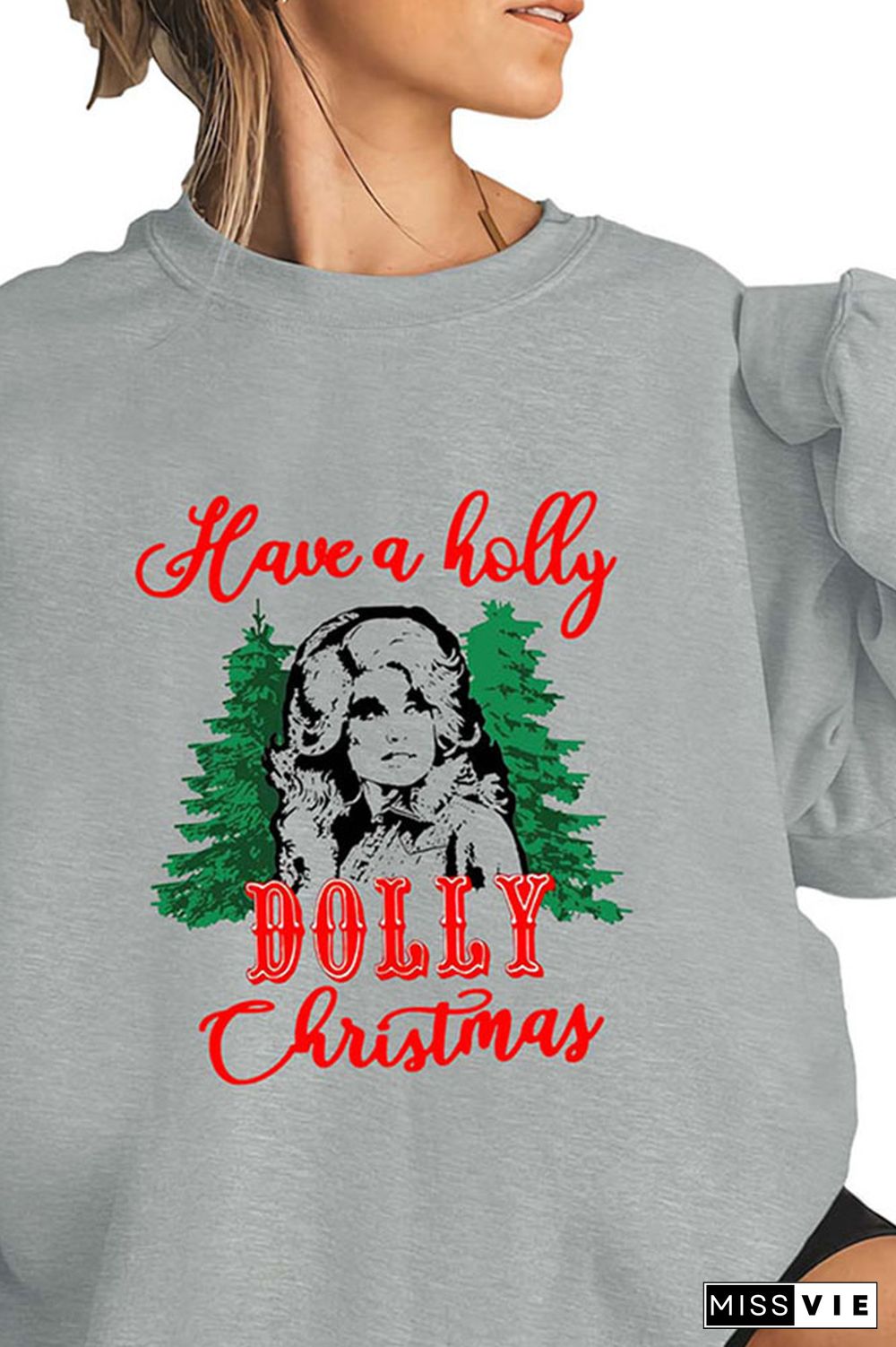 Have A Holly Dolly Christmas Sweatshirt Wholesale