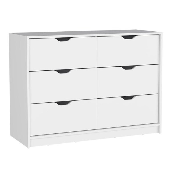 Classic Style 4-Drawers 2 Cabinets Dresser Chests， Superior Top， Modern Storage Dressers Organizer for Living Room， Bedroom - - 37828102