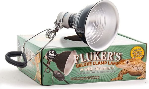 Fluker's 5.5-in Reptile Clamp Lamp and Dimmer