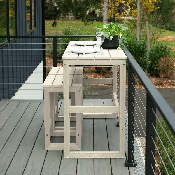 HIGHWOOD Monroe Modern CounterHeight Dining Balcony Set