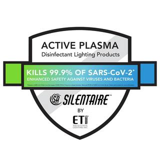 SILENTAIRE 2 ft. x 4 ft. Plasma Air Disinfection Integrated LED Panel Light Adjustable Color Temperatures 6250 Lumens 559041110