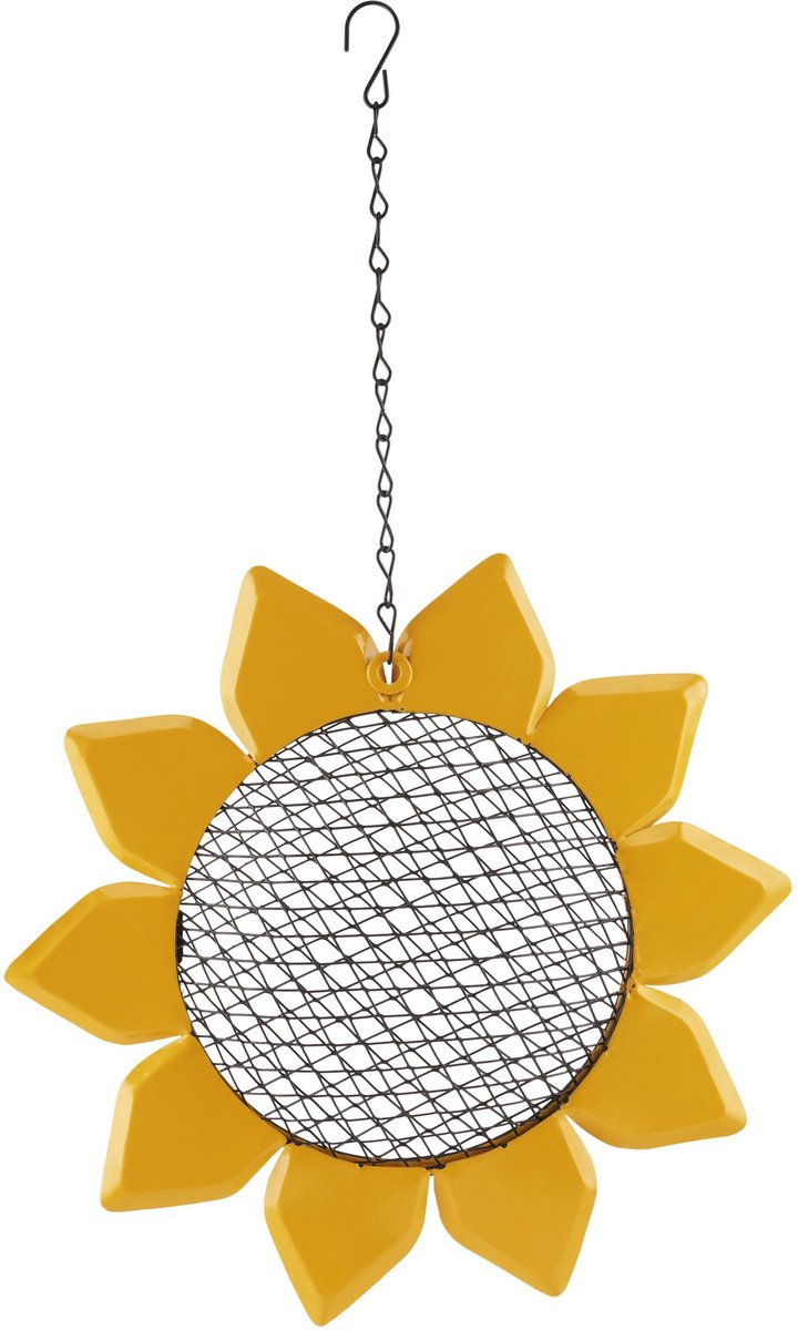 North States Sunflower Suet Bird Feeder， Yellow