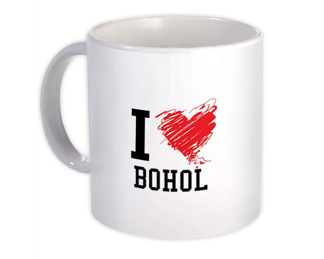 Gift Mug: I Love Bohol Philippines