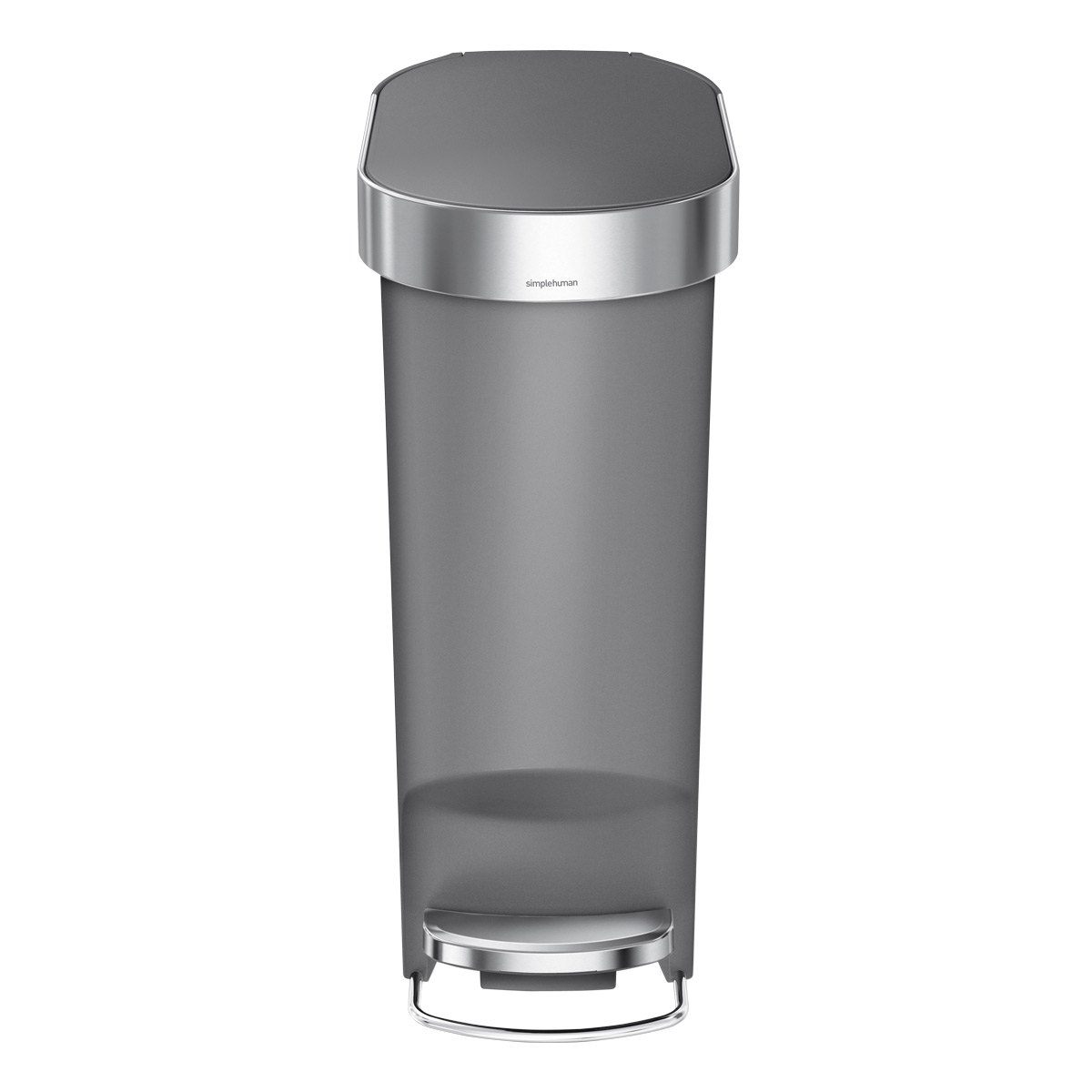 simplehuman 105 gal Slim Step Trash Can