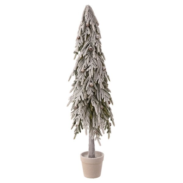 48 Potted Soft Touch Snow Norfolk Pine Tree