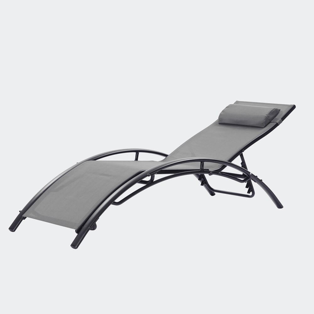 2 PCS Set Outdoor Lounge Chair