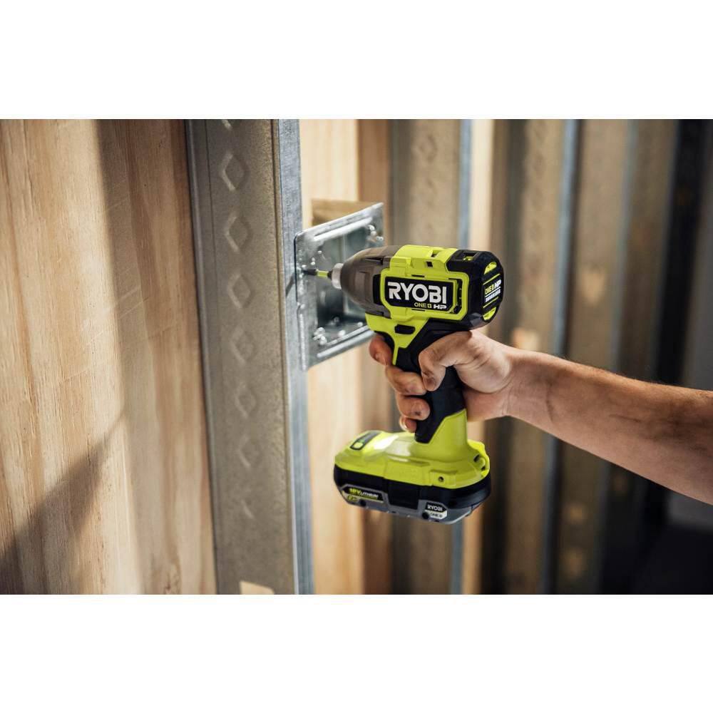 RYOBI ONE+ HP 18V Brushless Cordless 8-Tool Combo Kit with 4.0 Ah and 2.0 Ah HIGH PERFORMANCE Batteries Charger and Bag PBLCK108K2