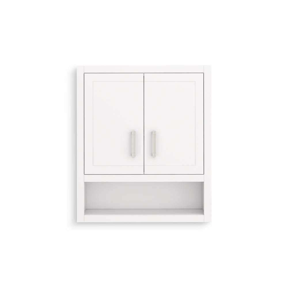 KOHLER Seer 24 in. W Wall Mount Cabinet in White K-33557-ASB-0