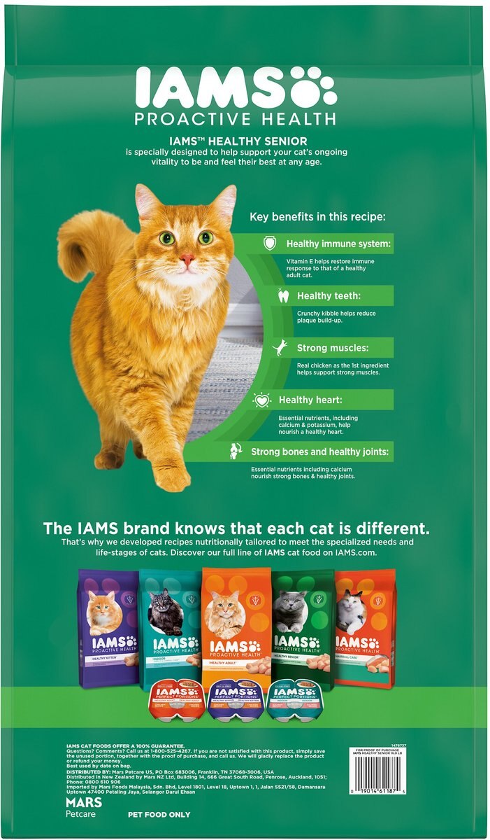 Iams ProActive Health Healthy Senior Dry Cat Food