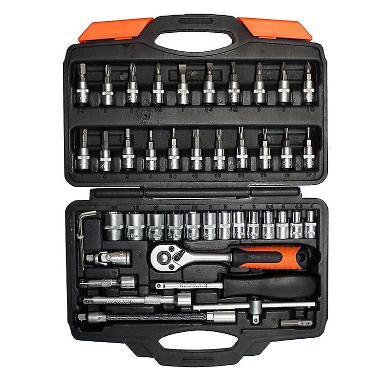 Vt07003 1/4-inch Drive Socket Set 46pcs Metric 1/4