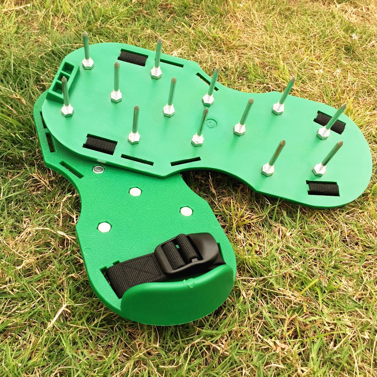 Walmeck Lawn Aerator Shoes Garden Loosen The Soil Nail Shoes