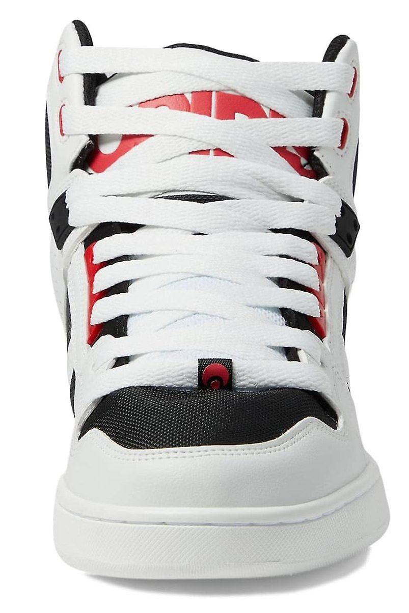 Osiris NYC 83 CLK White Red Black Mens Hi Top Skate Trainers-9