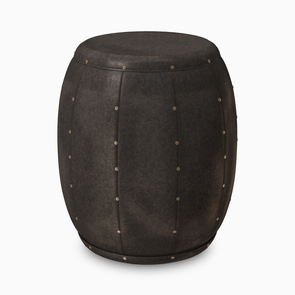 Carbon Loft Stamper Cirque Bronze Metal Accent Drum Table