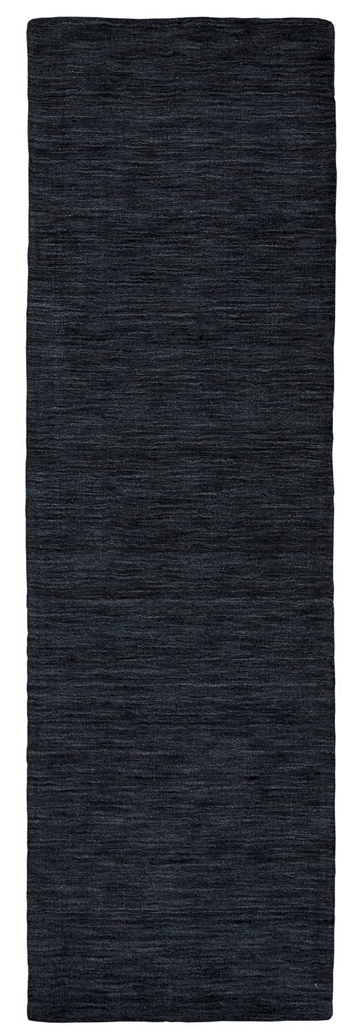 Celano Hand Woven Black and Gray Rug by BD Fine