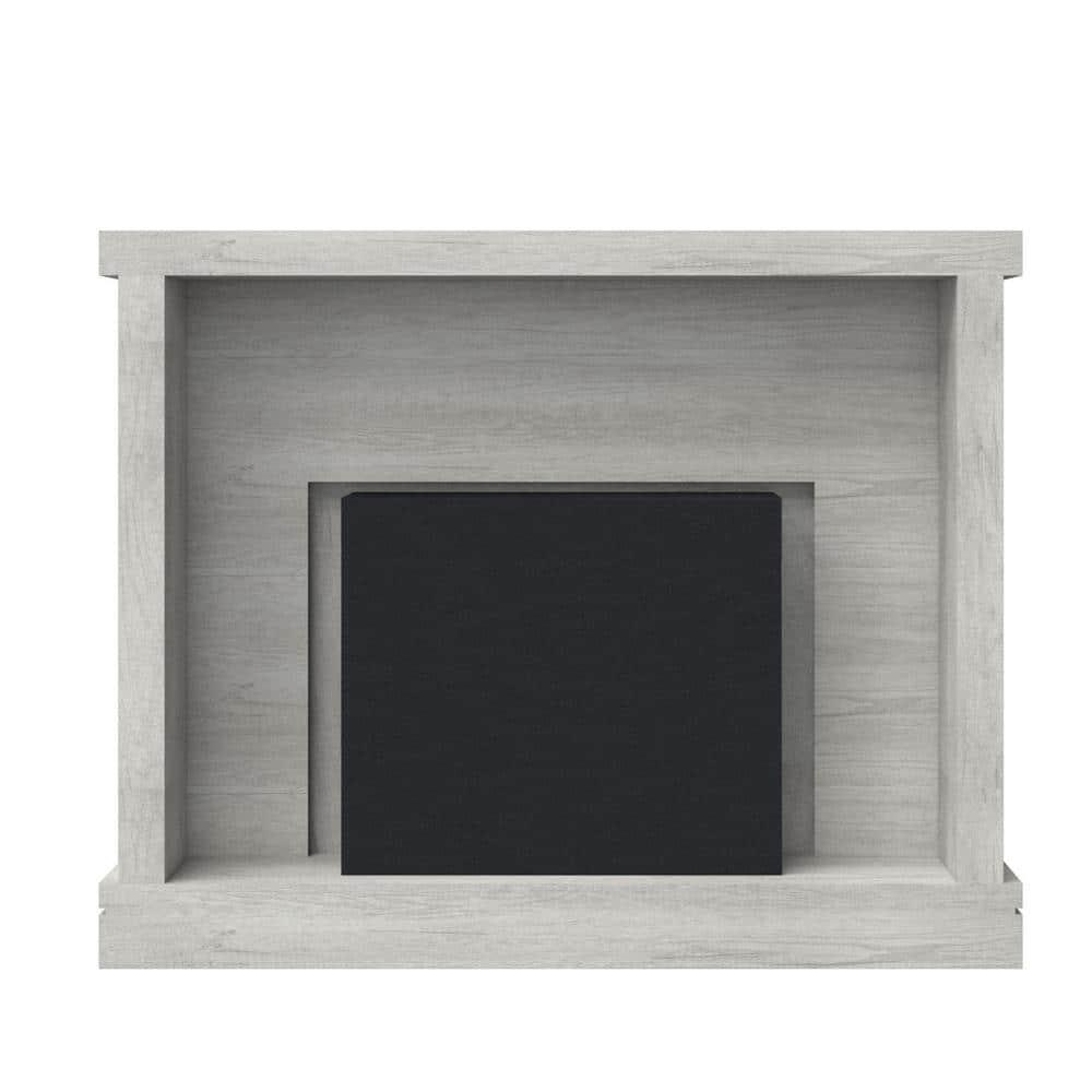 Twin Star Home 4738 in Wall Mantel Electric Fireplace in OmniSargent Oak