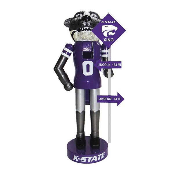 12 inch Kansas State Rivalry Nutcracker