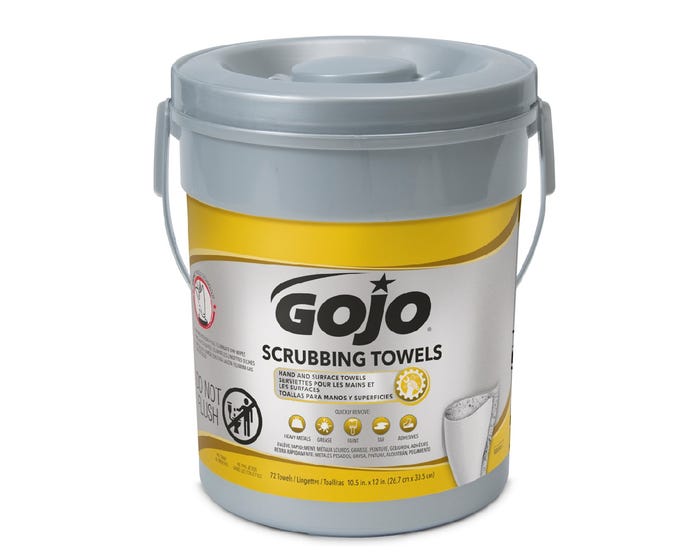 GOJO Scrubbing Towels， 72 Count - 6396-06