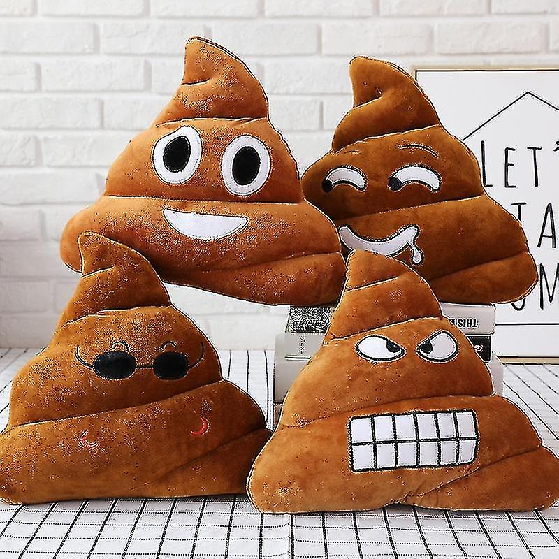 Funny Poop Plush Stuffed Doll Toy Christmas， Birthday Halloween Children Gifts Strange Poop Pillow