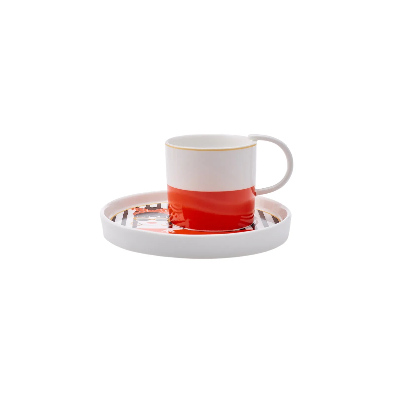 Karaca Girlish Set Of 6 Coffee Cups 100 Ml 153.03.06.6226