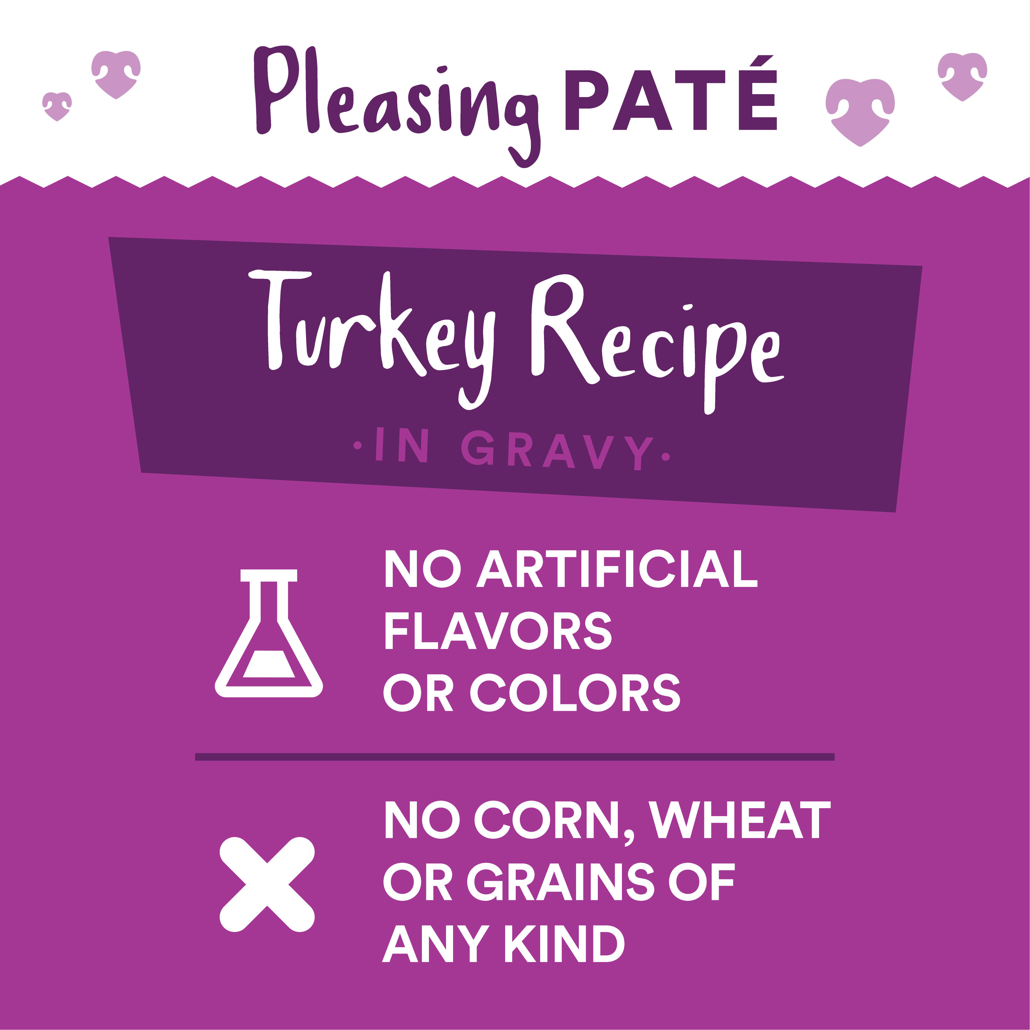 WholeHearted Grain Free Turkey Recipe Pate Adult Wet Cat Food， 5.5 oz.