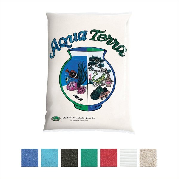 Aqua Terra Aquarium and Terrarium Sand， 5-lb bag