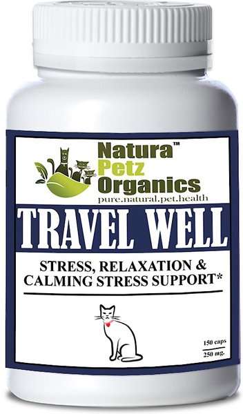 Natura Petz Organics Travel Well Cat Supplement， 150 count