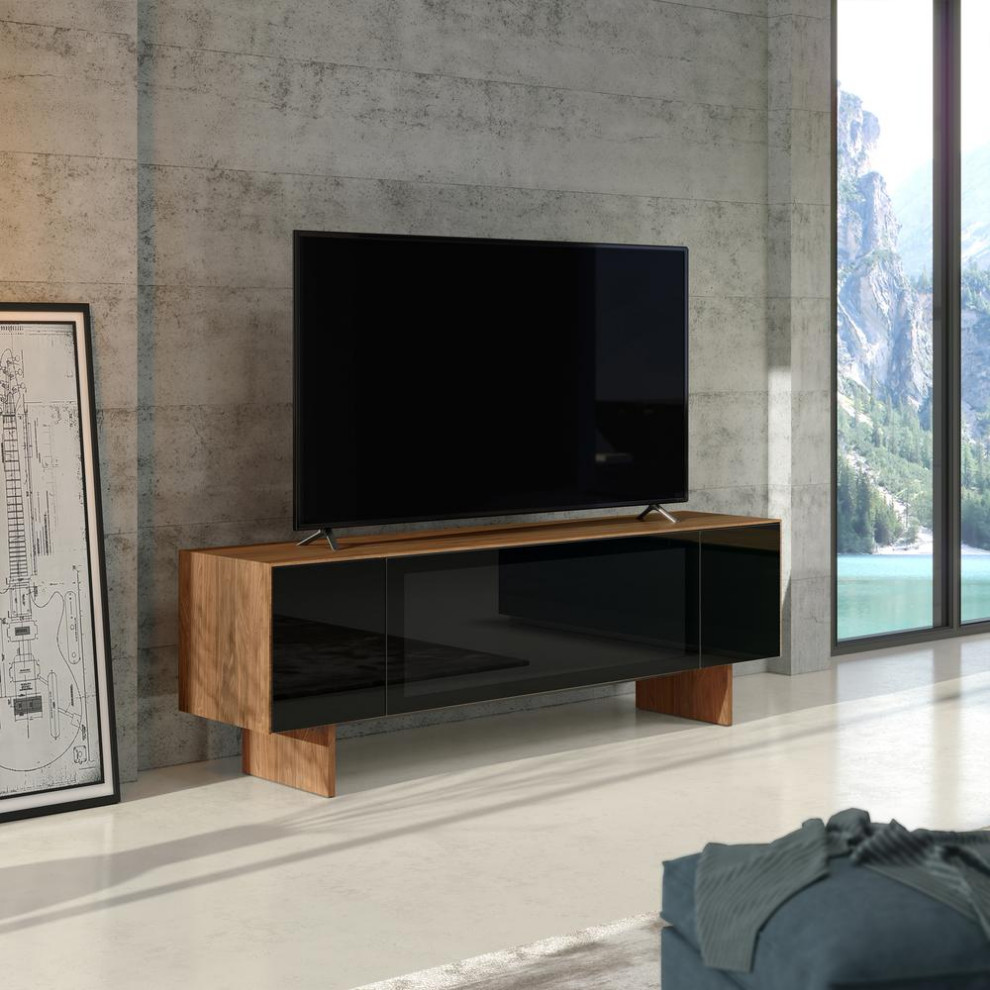 TV Cabinet with remote freindly pull down door with Active Door technology ...   Transitional   Entertainment Centers And Tv Stands   by BisonOffice  Houzz