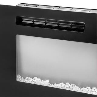 XtremepowerUS 1500-Watt 50 in. Recessed Electric Fireplace in-Wall Wall Mounted Electric Heater Fireplace 95033-H2