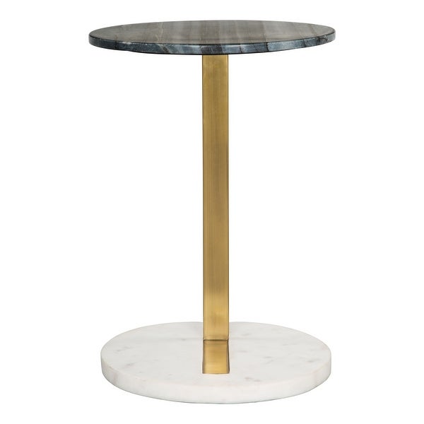 Zenith Marble Side Table Multicolor