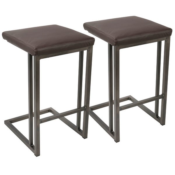 Carbon Loft Arturio Industrial Counter Stool (Set of 2)